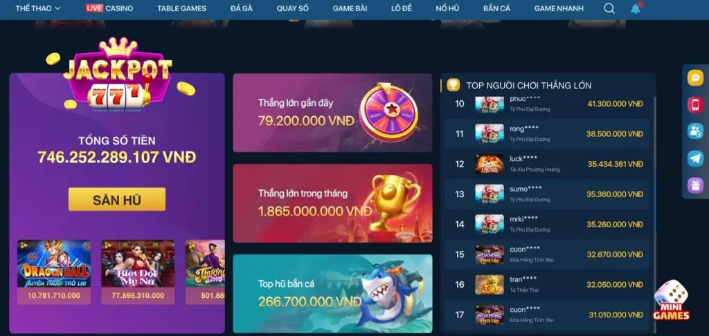 Giao diện cá cược trực tiếp tại h88 win